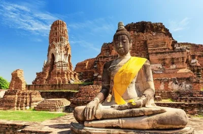 Small-group 3-day tour from bangkok: river kwai, erawan falls, floating market, lopburi monkeys & ayutthaya temples. includes hotel stays & guide.