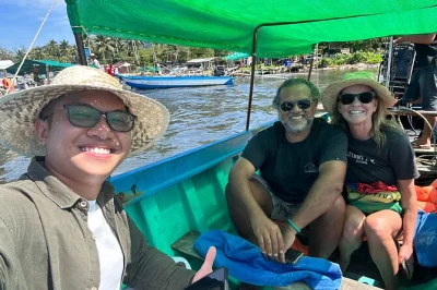Entfliehen sie den menschenmassen bei einer privaten phu quoc tour: kajakfahren auf dem cua can fluss, besuch von pfefferfarmen und entspannung am starfish beach. inklusive meeresfrüchte-mittagessen 