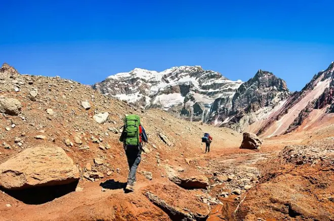 3-tägige Wanderung zur Plaza Francia im Aconcagua-Park ab Mendoza