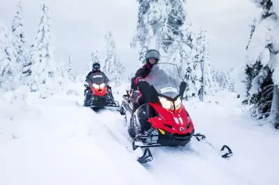 Advanced Snowmobile Safari Saariselkä: Remote Fell Routes