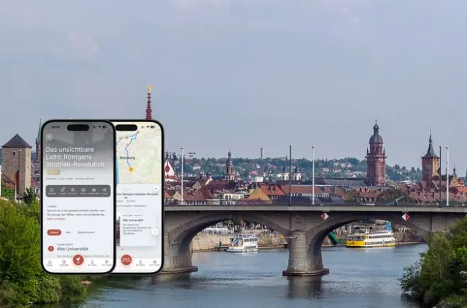 Würzburg : Découverte des rayons X de Röntgen en audio-guidé