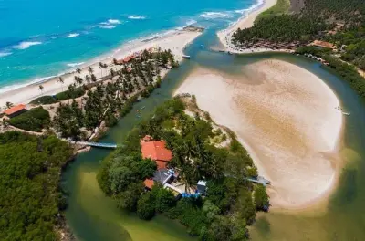 Dunes de Marapé depuis Maceió : Mangrove et embouchure