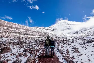 Chimborazo Vulkan Wanderung ab Baños: Gletschertour mit Mittagessen