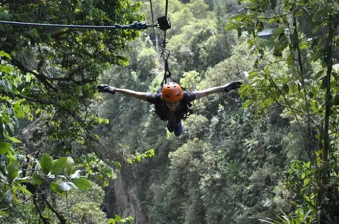 Zipline a Baños: Canopy, ponte tibetano e via ferrata