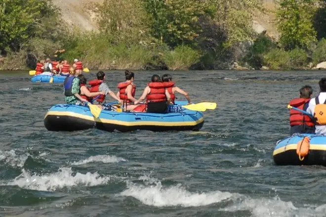 Rafting sul fiume Wenatchee: Gita in famiglia senza rapide