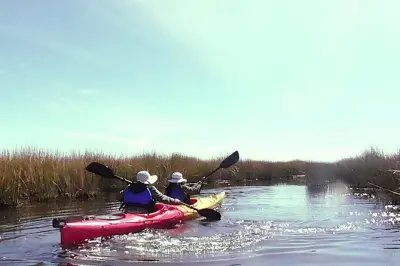 Kayak alle isole Uros sul lago Titicaca: Mezza giornata con guida
