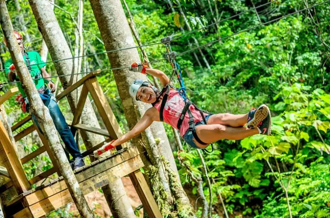 Ziplining in Castries: 12 lines through the rainforest