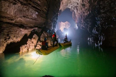 Discover phong nha’s caves and river scenery on a small group tour from dong hoi. includes hotel pickup, english-speaking guide, boat ride, and local lunch.