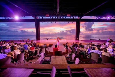 Experience guam’s only beach dinner show with live island dance, fire performances, and a buffet dinner. includes hotel pickup and oceanfront seating.