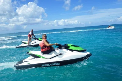 Ride a jet ski around st martin’s top beaches and bays with a local guide. includes vip access at belmond la samanna, fuel, and all taxes. private option available.