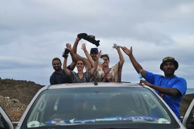 Experience sal island’s fishing villages, volcanic pools, and salt lakes with a local guide. includes hotel pickup, lunch, and all entrance fees for a relaxed day.