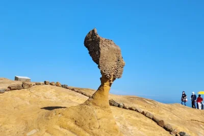 Discover taipei’s northeast coast with a local guide—explore yeliu geopark, taste street food in juifen, and fly lanterns at shifen. includes hotel pickup and mercedes van.