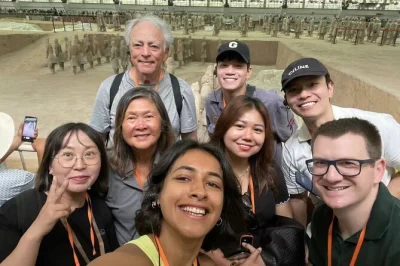 Experience xi’an’s terracotta army, big wild goose pagoda, and ancient city wall in a small group tour. includes hotel pickup, entry fees, and an english-speaking local guide.