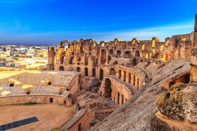 Discover el jem’s roman amphitheater and monastir’s ancient ribat on a full-day tour from tunis or hammamet. includes hotel pickup, licensed guide, and lunch.