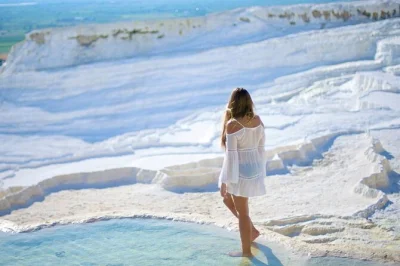 Journey from alanya to pamukkale’s travertine pools and hierapolis ruins on a guided day tour. includes hotel pickup, open buffet lunch, and english-speaking guide.
