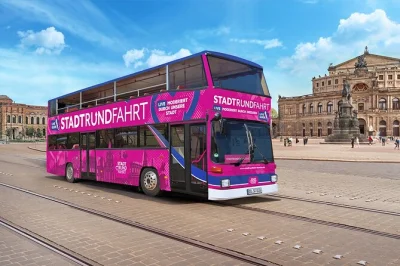 See dresden’s art nouveau quarters, elbe castles, and famous bridges on a double decker city tour. includes live german guide and flexible hop-on stops.