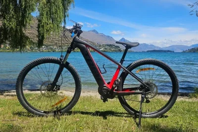 Recorre los senderos junto al lago y las bodegas de queenstown con un e-bike de calidad. alquiler flexible de 4 u 8 horas, mapas locales y consejos amigables incluidos.