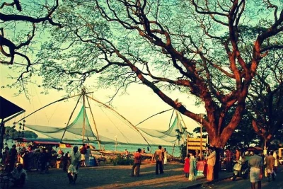 Explore fort kochi’s chinese fishing nets, cruise kerala backwaters by houseboat or shikara, and visit historic sites with a local guide. includes port pickup and lunch.