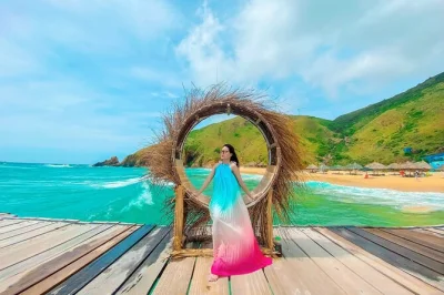 Experience quy nhon’s ky co island, eo gio cape, and local seafood lunch with a friendly guide. includes snorkeling (weather permitting) and pickup options.