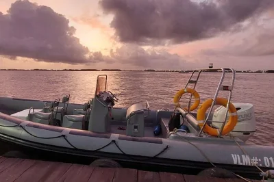 Experience georgetown’s demerara river at sunset with a local guide. see the historic bridge, lighthouse, and stabroek market. includes snacks, beer, and rum.