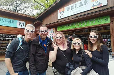 See giant pandas at chengdu’s breeding center, taste real sichuan food, sip jasmine tea in a century-old teahouse, and stroll kuan zhai alley. includes hotel pickup.