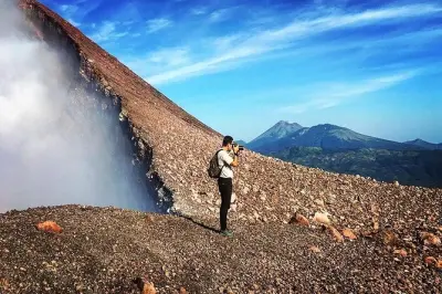 Volcan Telica près de León : Randonnée au cratère au coucher du soleil