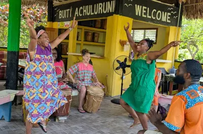 Garifuna Drumming and Dancing Class in Hopkins Belize