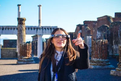 Experience pompeii’s ruins with ar glasses, skip-the-line entry, and a local tour assistant. see ancient life come alive, then explore independently after the tour.