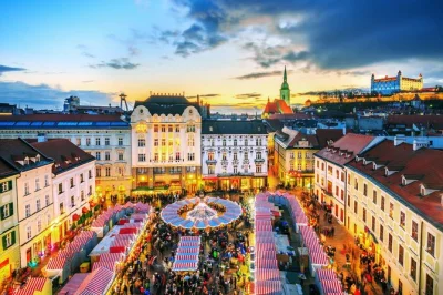 Explore bratislava’s old town, castle views, and main sights on a private walking tour with a local guide. includes flexible start, stroller-friendly route, and language options.