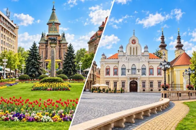 Timisoara: Tour a pé pela revolução de 1989 e praças Habsburgo