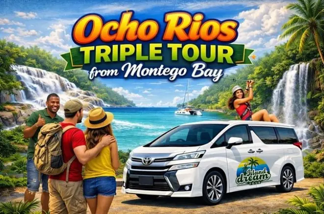 Balade à cheval à Ocho Rios depuis Montego Bay : Océan et cascades