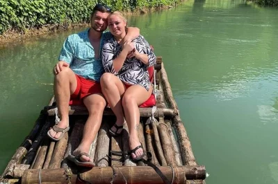 Drift down jamaica’s martha brae river on a bamboo raft, guided by locals. includes private transport from montego bay, entry fees, and pickup for a relaxed day.