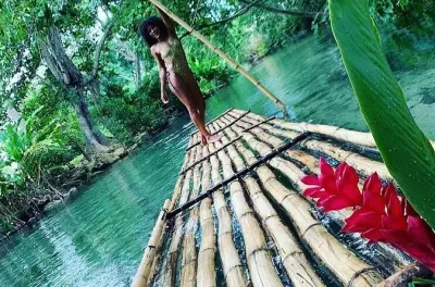 Blue Hole et rafting sur la White River depuis Montego Bay