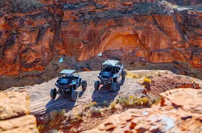 Box Canyon Utah: Dune di sabbia e rocce rosse in ATV