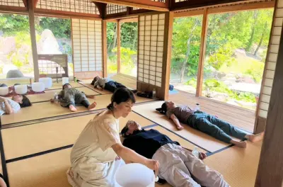 Singing Bowl Sound Bath in Tamazato Garden Teahouse