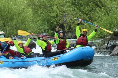 Experience winter rafting near pucón on the trancura river, guided by locals. includes all gear and expert support. feel the thrill of cold water and wild scenery.