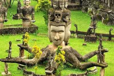 Explore vientiane’s sacred temples, patuxai, and buddha park on a private city tour with hotel pickup, english-speaking guide, and lao lunch included.