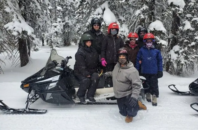 Snowmobil-Tour in Steamboat Springs: Routt National Forest Trails