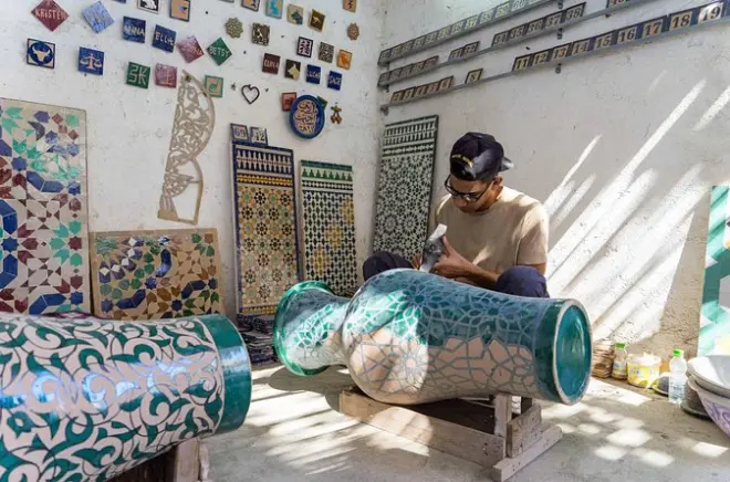 Excursion privée Rabat-Fès : Visite guidée de la médina