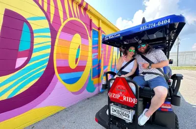 Visite privée des brasseries de Ybor City en golf cart