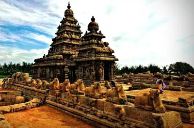 Mahabalipuram: Templo de la costa y penitencia de Arjuna