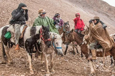 Ride across the andes from barreal with expert local guides, camp under the stars, and follow san martín’s historic route. includes all camping gear and transfers.