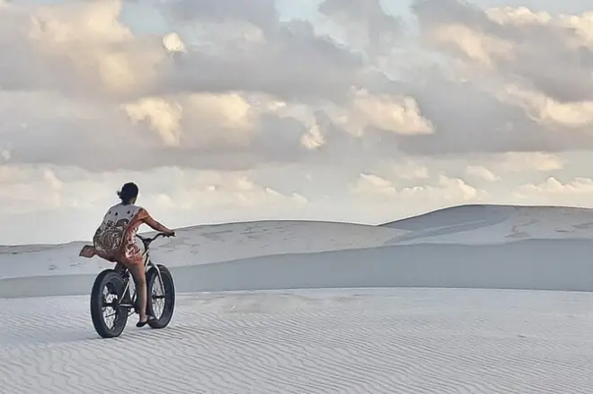 Fatbike à Pequenos Lençóis Maranhenses entre dunes et lagunes