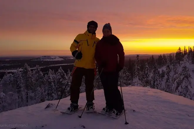 Snowshoeing in Pyhä-Luosto National Park, Lapland