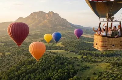 Balão de ar quente em Zaghouan: Voo ao nascer do sol na Tunísia