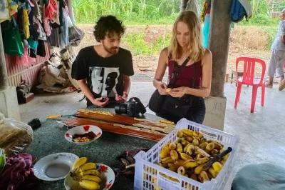 Explore battambang’s ek phnom temple, taste local rice wine, and visit wat samrong killing field on a morning tour with tuk tuk, guide, and village stops included.