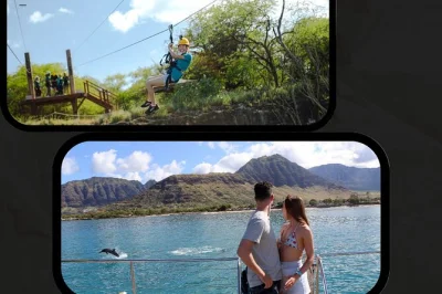 Vivi la costa ovest di oahu con un’avventura in zipline a coral crater, avvistamento delfini, snorkeling e pranzo hawaiano a buffet. pickup opzionale da waikiki.