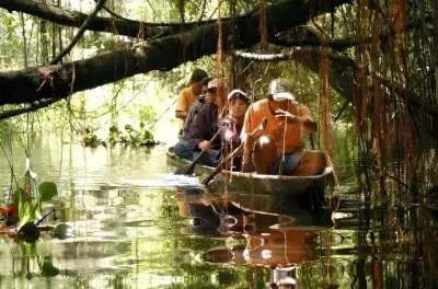 Chute d'eau Santa Elena Tarapoto : Descente en grotte et canoë