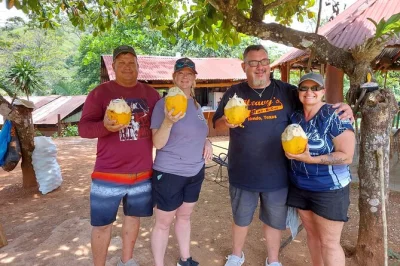 Explore nosara’s mountains by atv, stop for sweeping views, meet a local farm family, and enjoy a fresh farm-to-table lunch. includes helmet and all food.