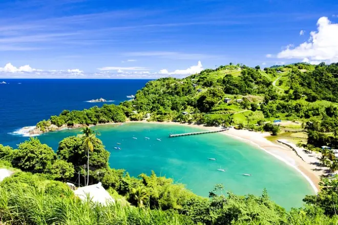 Passeio a Parlatuvier Bay saindo de Scarborough com snorkel e almoço